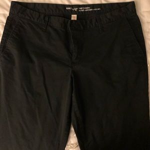 Gap black khakis